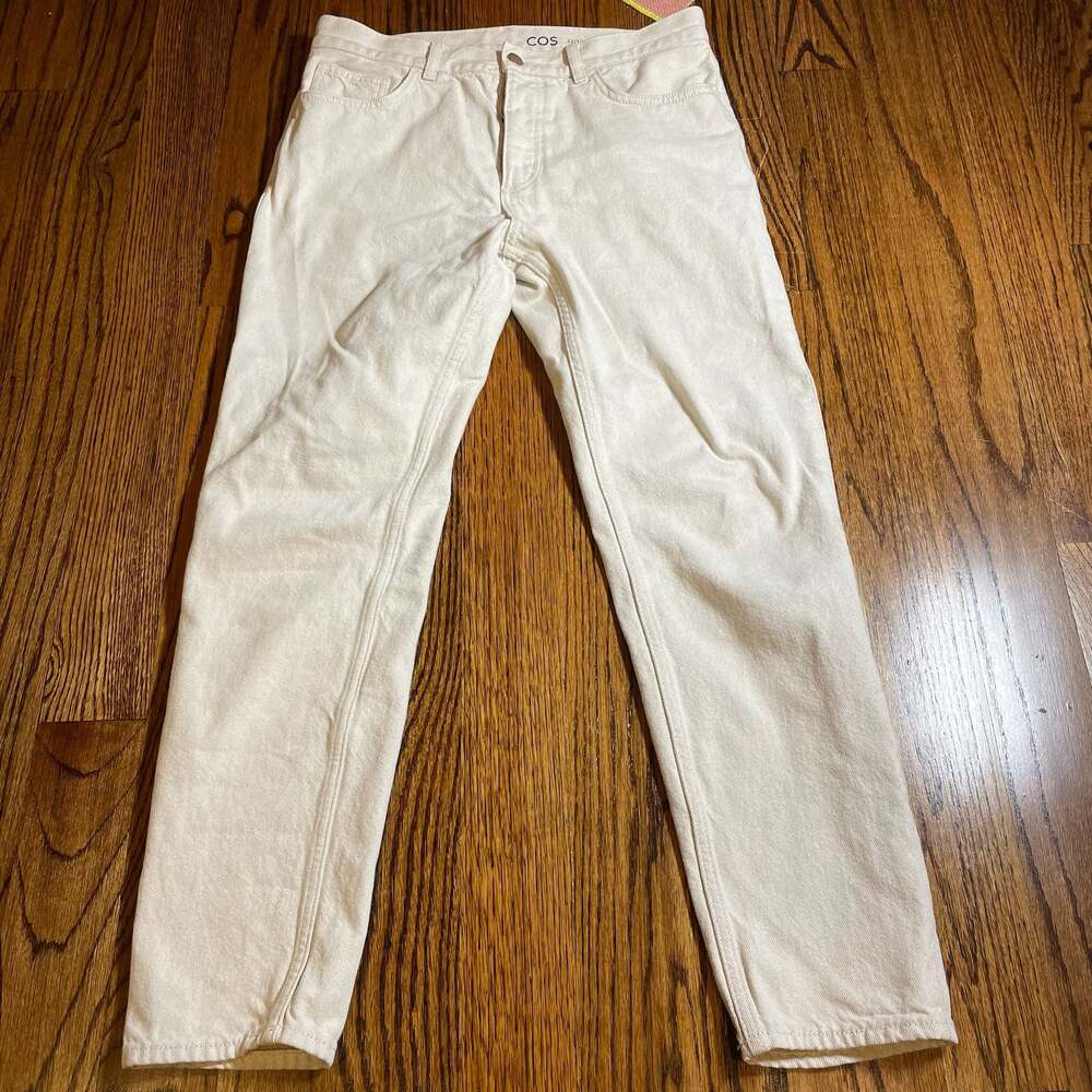 COS Mid-Rise Regular Tapered Leg Denim Jeans 32/32